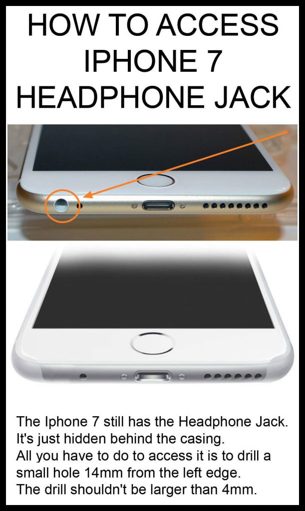 iPhone 7 Hidden Headphone Jack